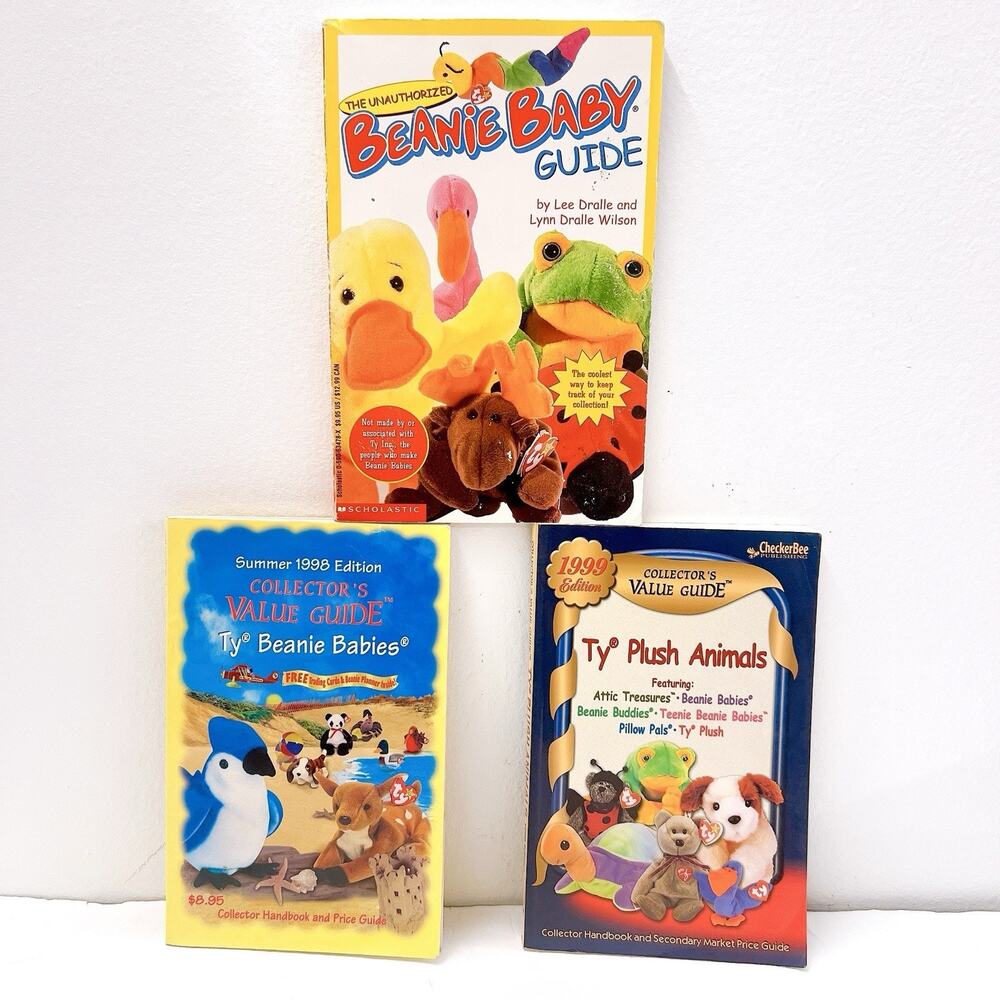 Ty Plush Animals Collector’s Value Guild & Scholastic First Print 1998 - 1999